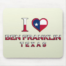 Ben Franklin, Texas Mouse Pads