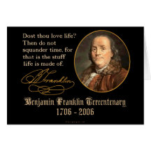 Ben Franklin - Time Card