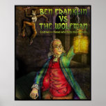 Ben Franklin Vs The Wolfman posters