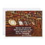 Ben Franklin's Famous Beer Quote Custom Invite