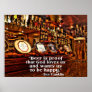 Ben Franklin's Famous Beer Quote Posters