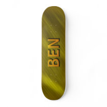 ben gold custom skateboard deck