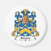 Benard Family Crest Magnet