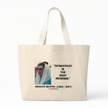 Benazir Bhutto Democracy Is The Best Revenge Tote Bag