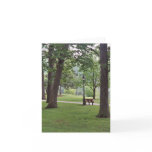 Bench-in-the-Park Note Cards