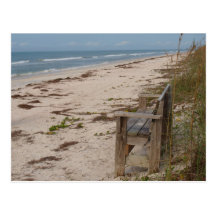 Bench on the Beach Postcards
