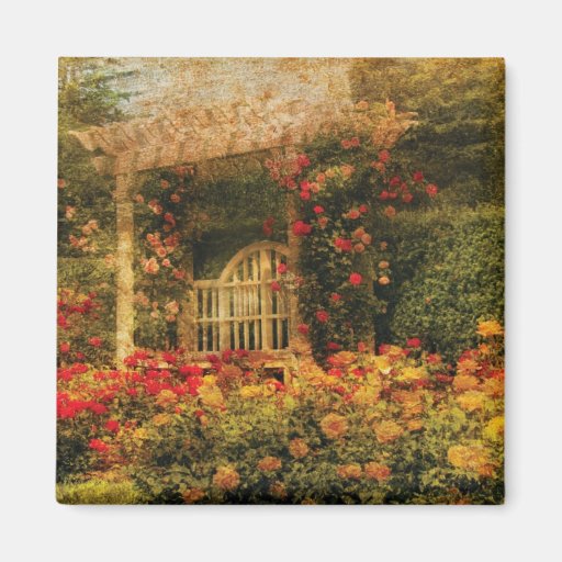 Bench - The Rose Garden Magnets