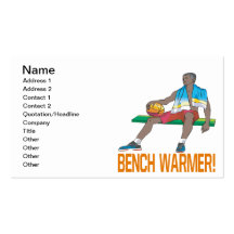 Bench Warmer Business Card