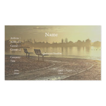 Benches at Sunrise Business Card