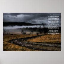 Bend in the New Road; Sugar Hill, New Hampshire Print