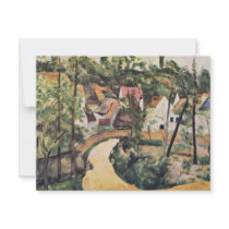 Bend In The Road By Paul Cézanne (Best Quality) Custom Invite