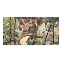 Bend In The Road By Paul Cézanne (Best Quality) Photo Card Template