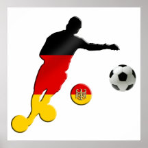 Bend it like a German fussballspieler gifts Poster