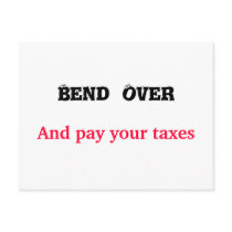 bend over card
