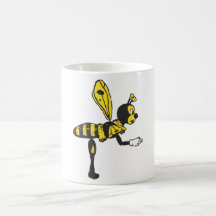 Bending bee mugs