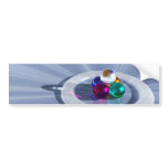 Bending Light Bumper Sticker