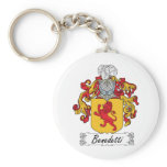 Benedetti Family Crest Key Chain