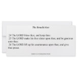 Benediction Prayer Card Custom Rack Card