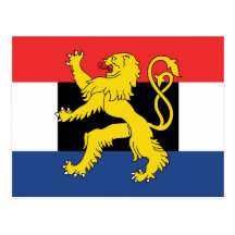 Benelux Flag Post Card