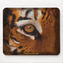 Bengal Tiger Face Eye of Tiger Wildlife Mousemat Mousepad