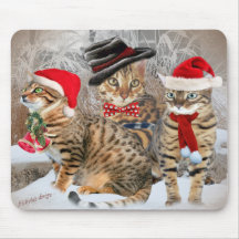 Bengal's Christmas Day gifts & Apparel Mousepads