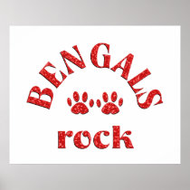 Bengals Rock Poster