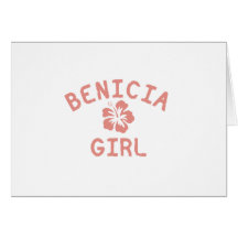 Benicia Pink Girl Card