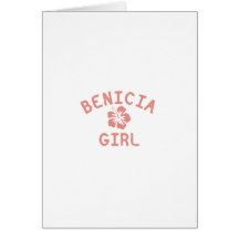 Benicia Pink Girl Card