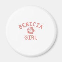 Benicia Pink Girl Magnets