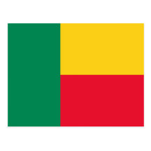 Benin – Beninese Flag Post Card