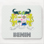 Benin Coat of Arms mousepads