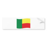 benin flag icon bumper sticker