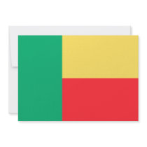 Benin Flag Custom Invites