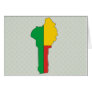 Benin Flag Map full size Cards