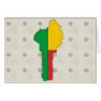 Benin Flag Map full size Cards