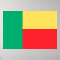 Benin Flag Posters