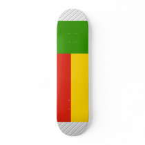 Benin Flag Skate Board
