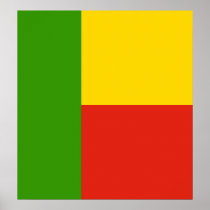 Benin High quality Flag Poster