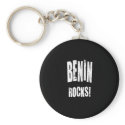 Benin Rocks! keychains