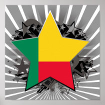 Benin Star Poster