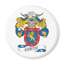 Benitez Family Crest Refrigerator Magnets
