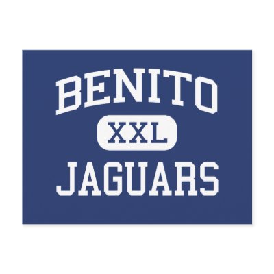 Benito Jaguars Middle School Tampa Florida Postcard by customteamsportswear