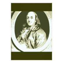 Benjamin Franklin Custom Invitations