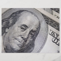 Benjamin Franklin Face Full Colour Flyer