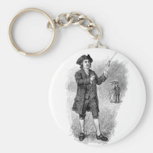 benjamin-franklin flying kite keychain