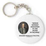 Benjamin Franklin Genius Without Education Quote