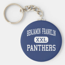 Benjamin Franklin - Panthers - High - Los Angeles Keychains