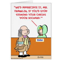benjamin franklin poor richard cards