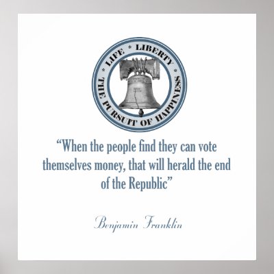 Benjamin Franklin Quote (Money) Posters by monarch1