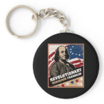 Benjamin Franklin Revolutionary Keychain